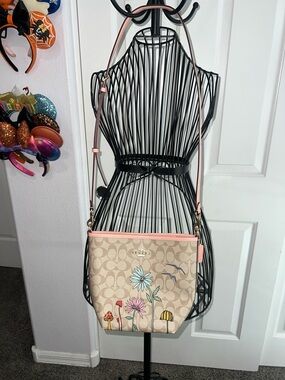 Like New Coach X Observed By Us City Bucket Bag In Signature Canvas.
